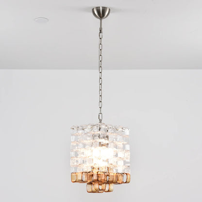 Ice Cube Glass Murano Chandelier - Nuvé