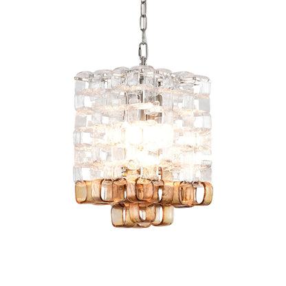 Ice Cube Glass Murano Chandelier - Nuvé