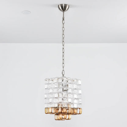 Ice Cube Glass Murano Chandelier - Nuvé