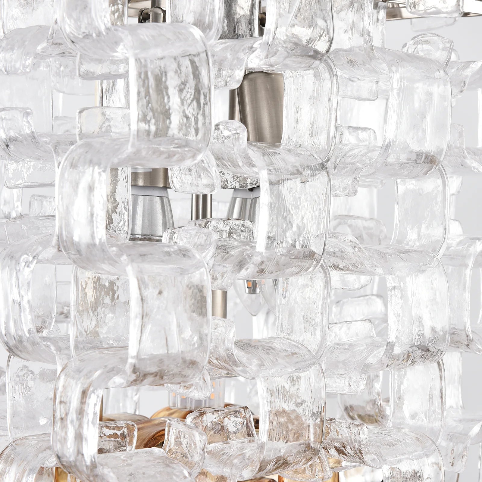Ice Cube Glass Murano Chandelier - Nuvé