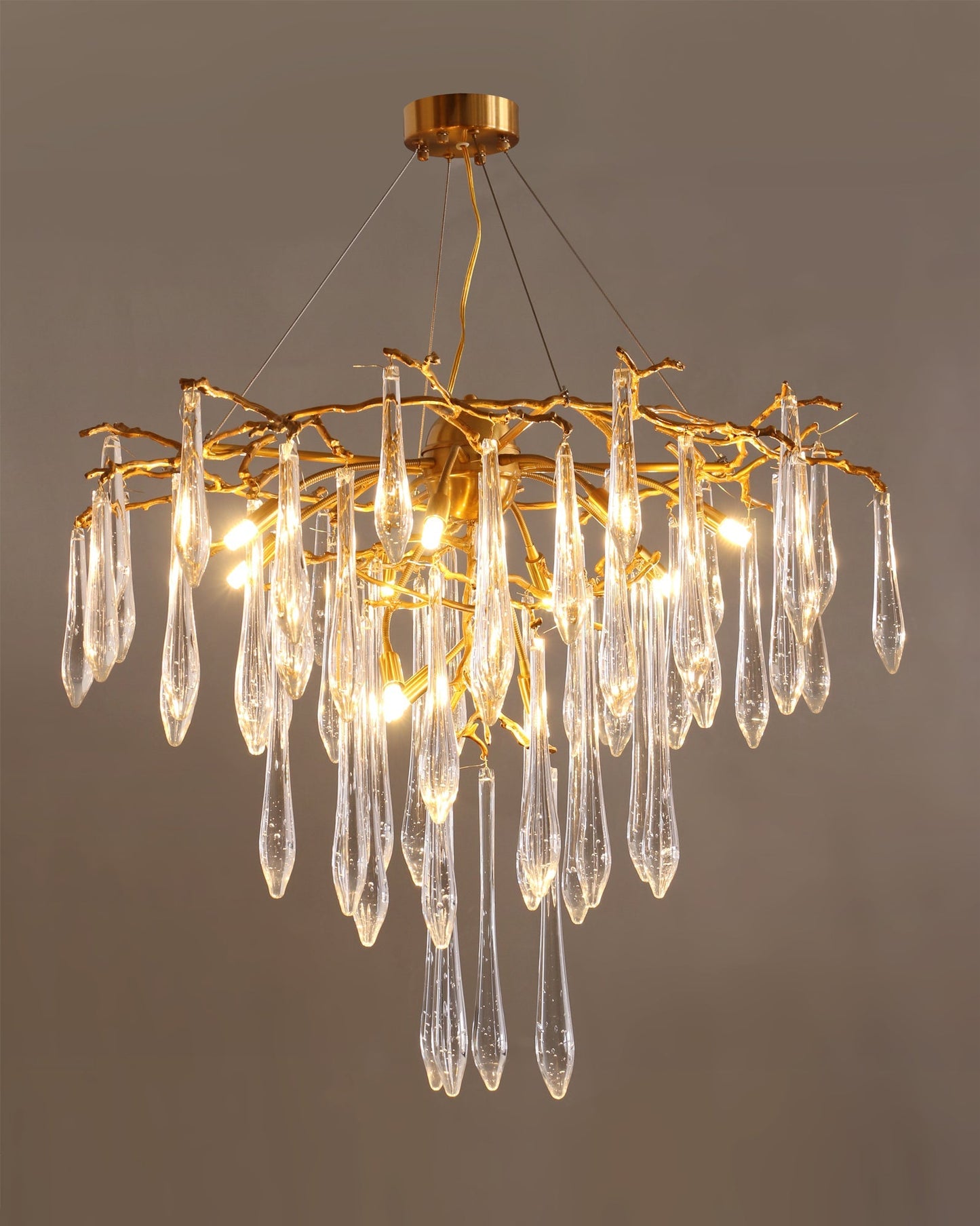 Icicle Crystal Chandelier - Nuvé