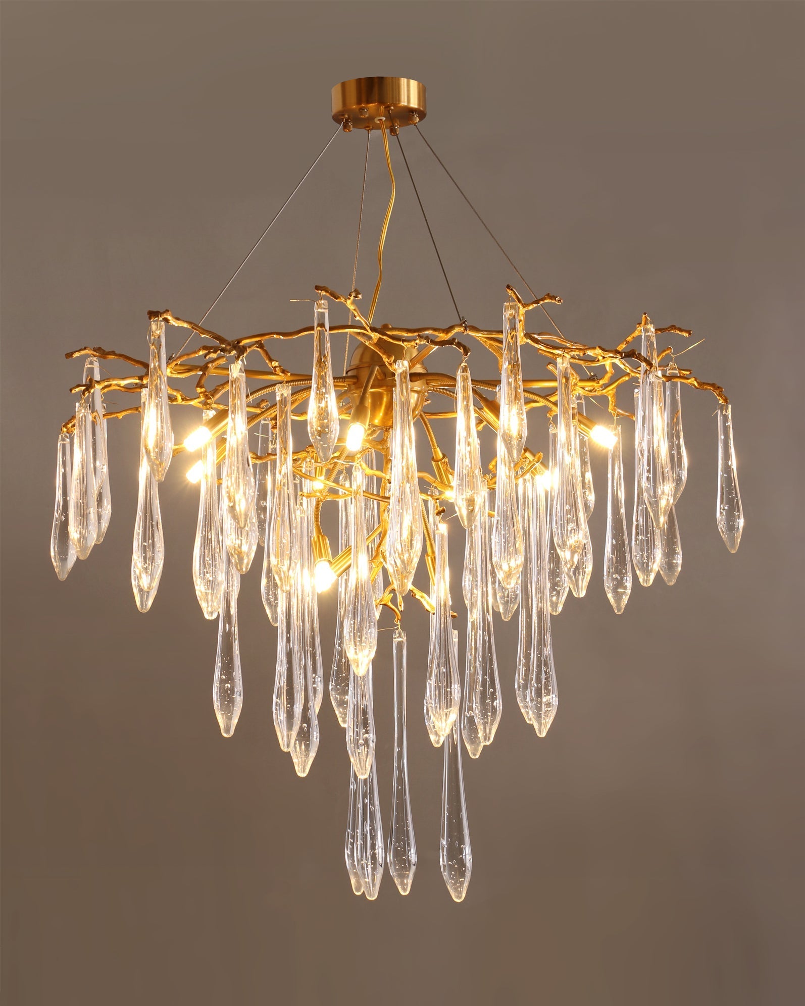 Icicle Crystal Chandelier - Nuvé