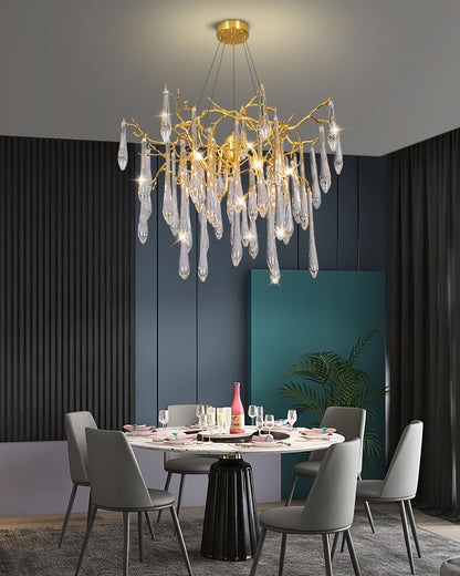 Icicle Crystal Chandelier - Nuvé