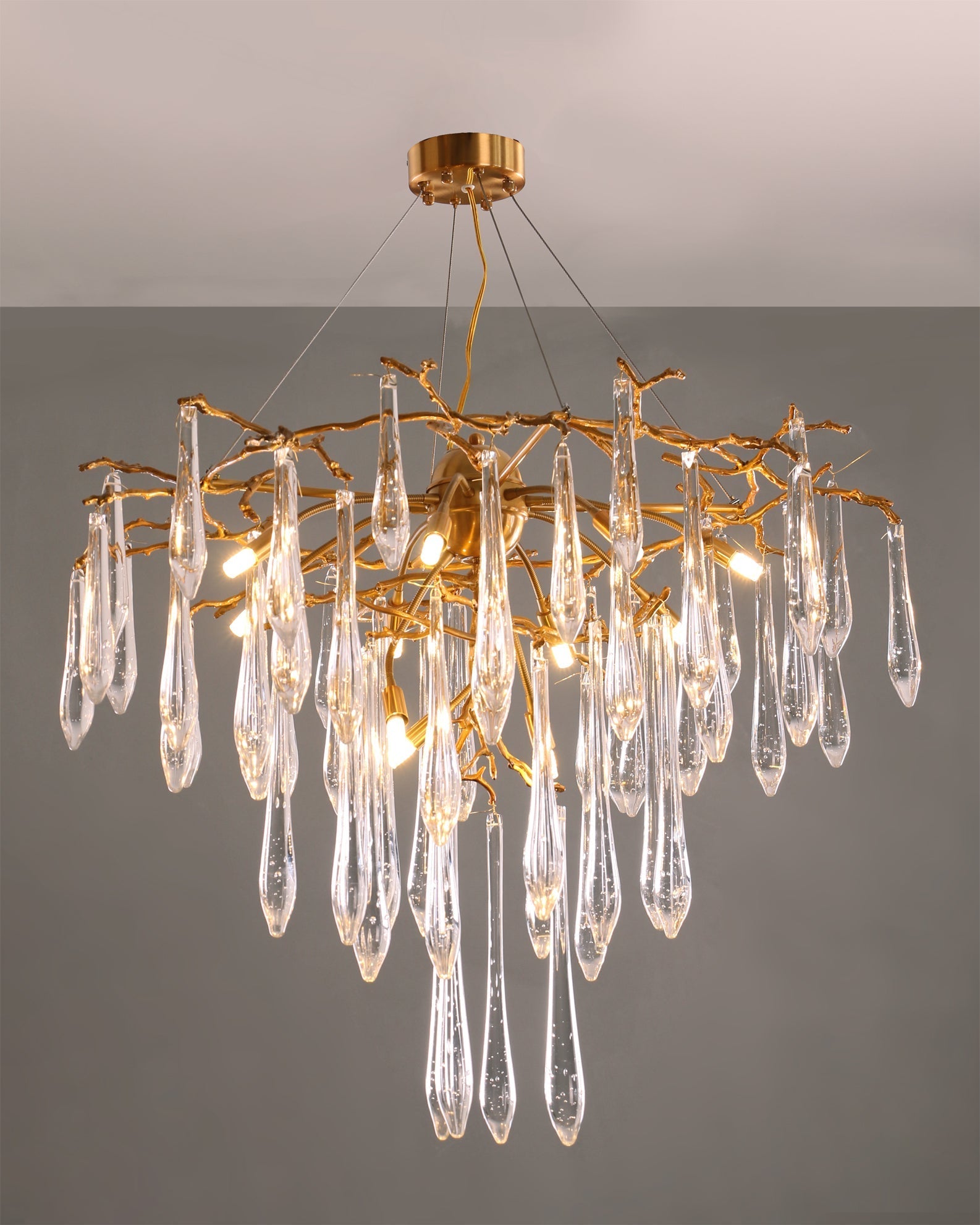 Icicle Crystal Chandelier - Nuvé