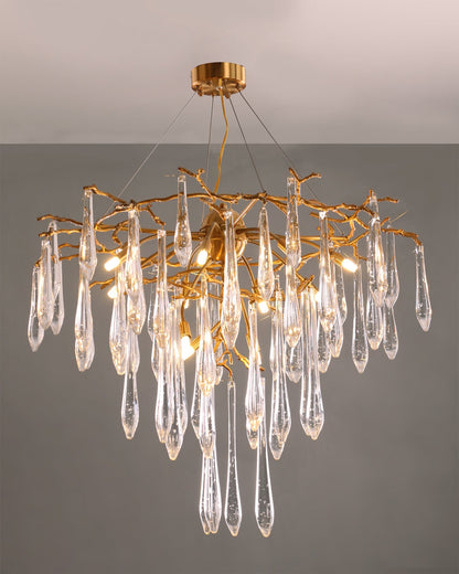 Icicle Crystal Chandelier - Nuvé