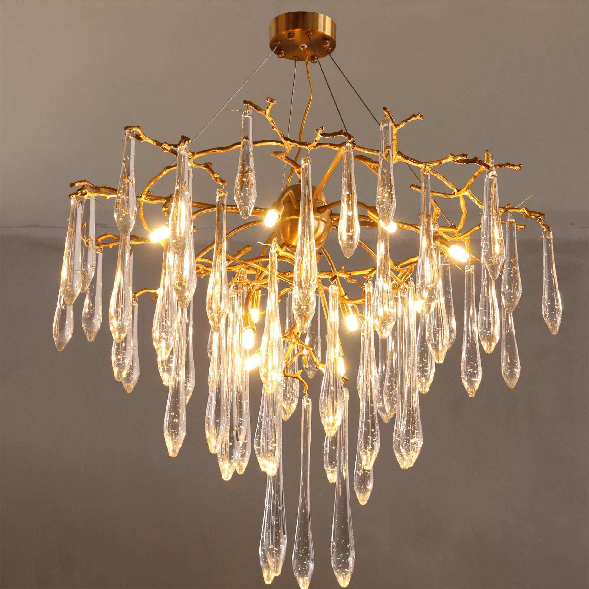 Icicle Crystal Chandelier - Nuvé