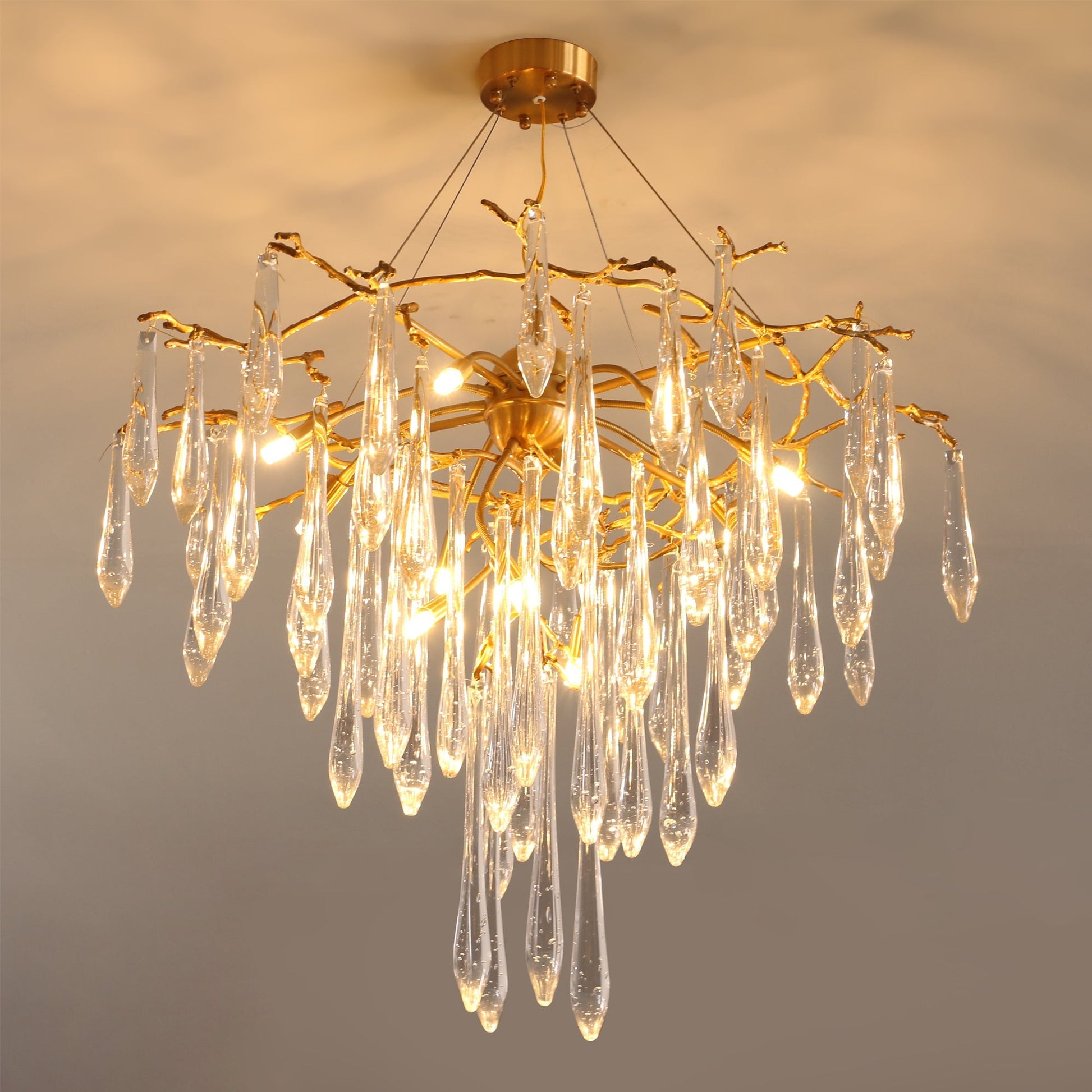 Icicle Crystal Chandelier - Nuvé