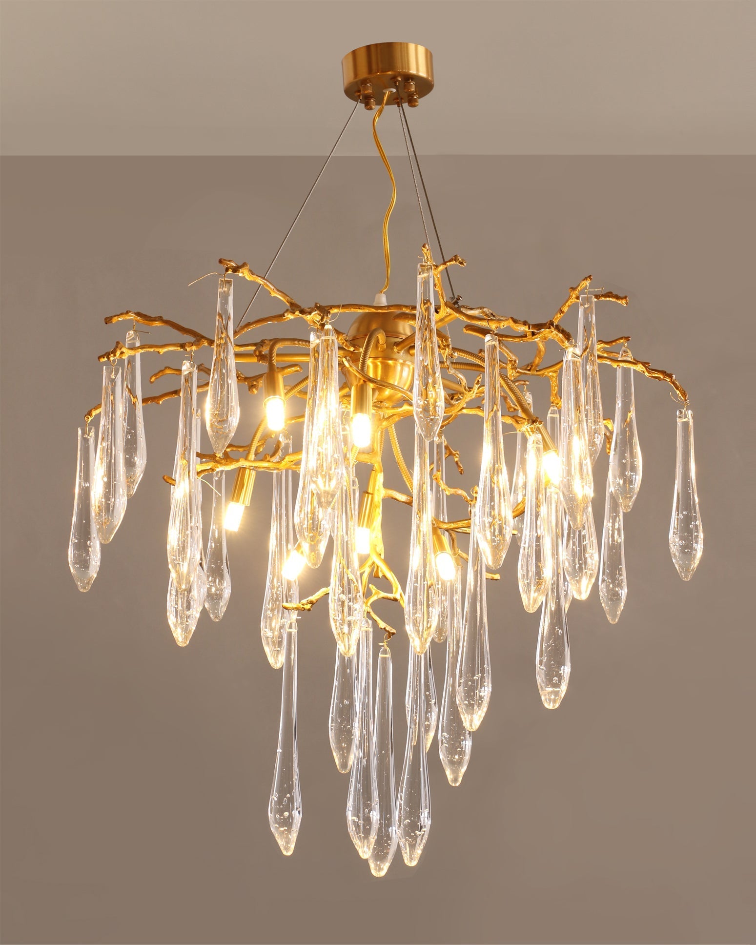 Icicle Crystal Chandelier - Nuvé