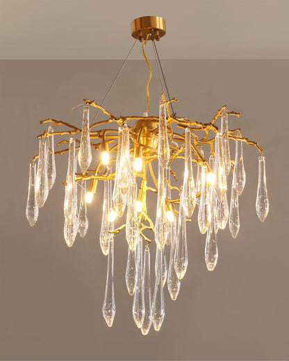 Icicle Crystal Chandelier - Nuvé