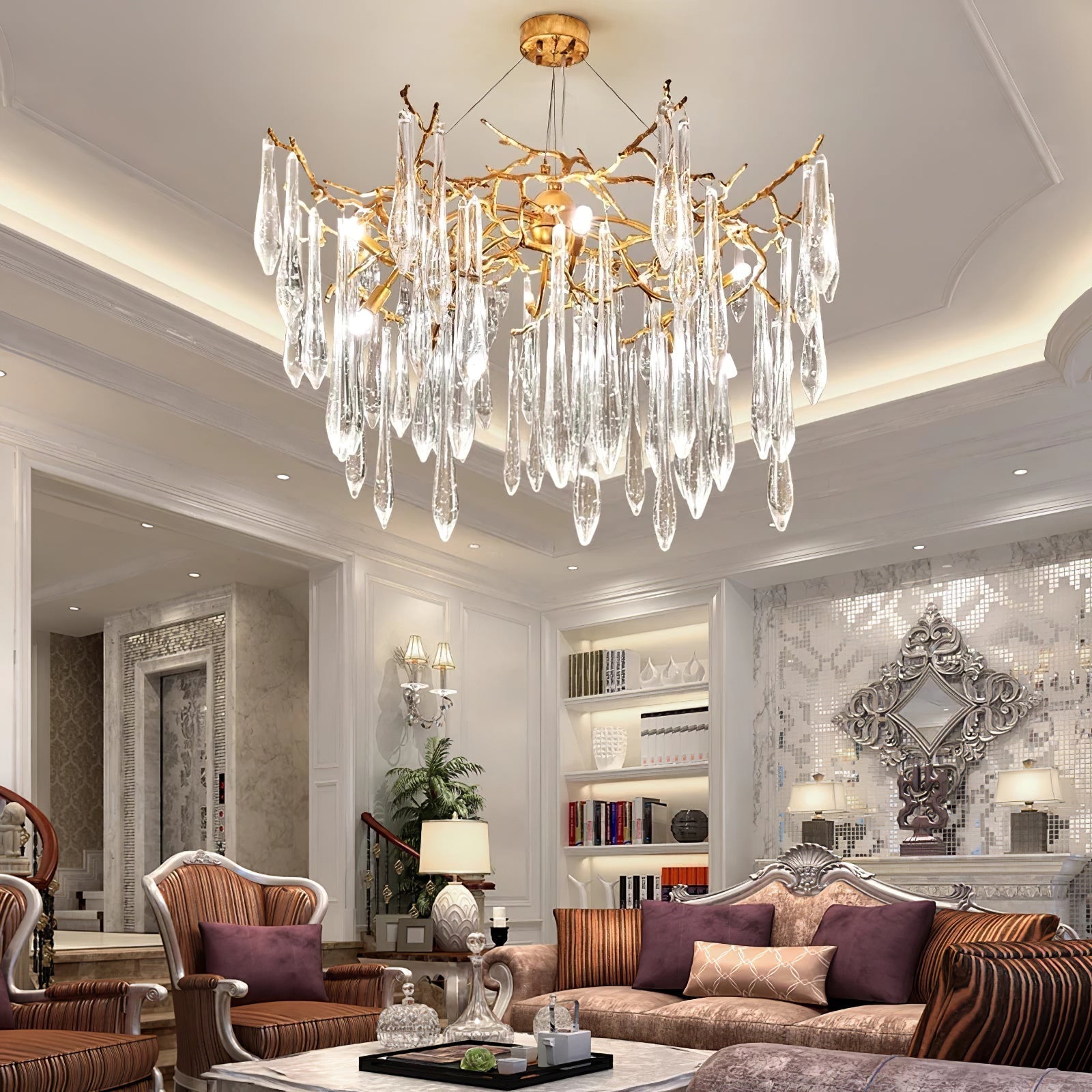 Icicle Crystal Chandelier - Nuvé