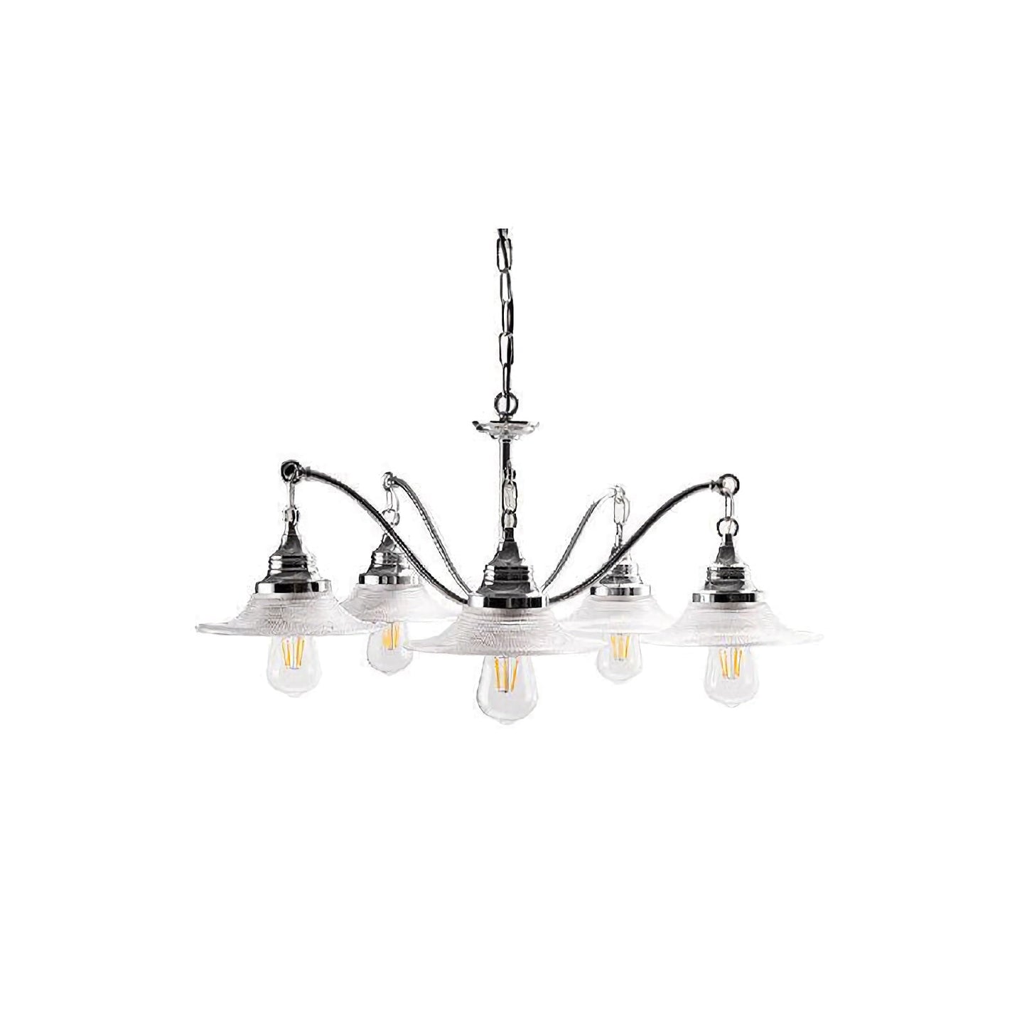 Farmhouse Glass Chandelier - Nuvé
