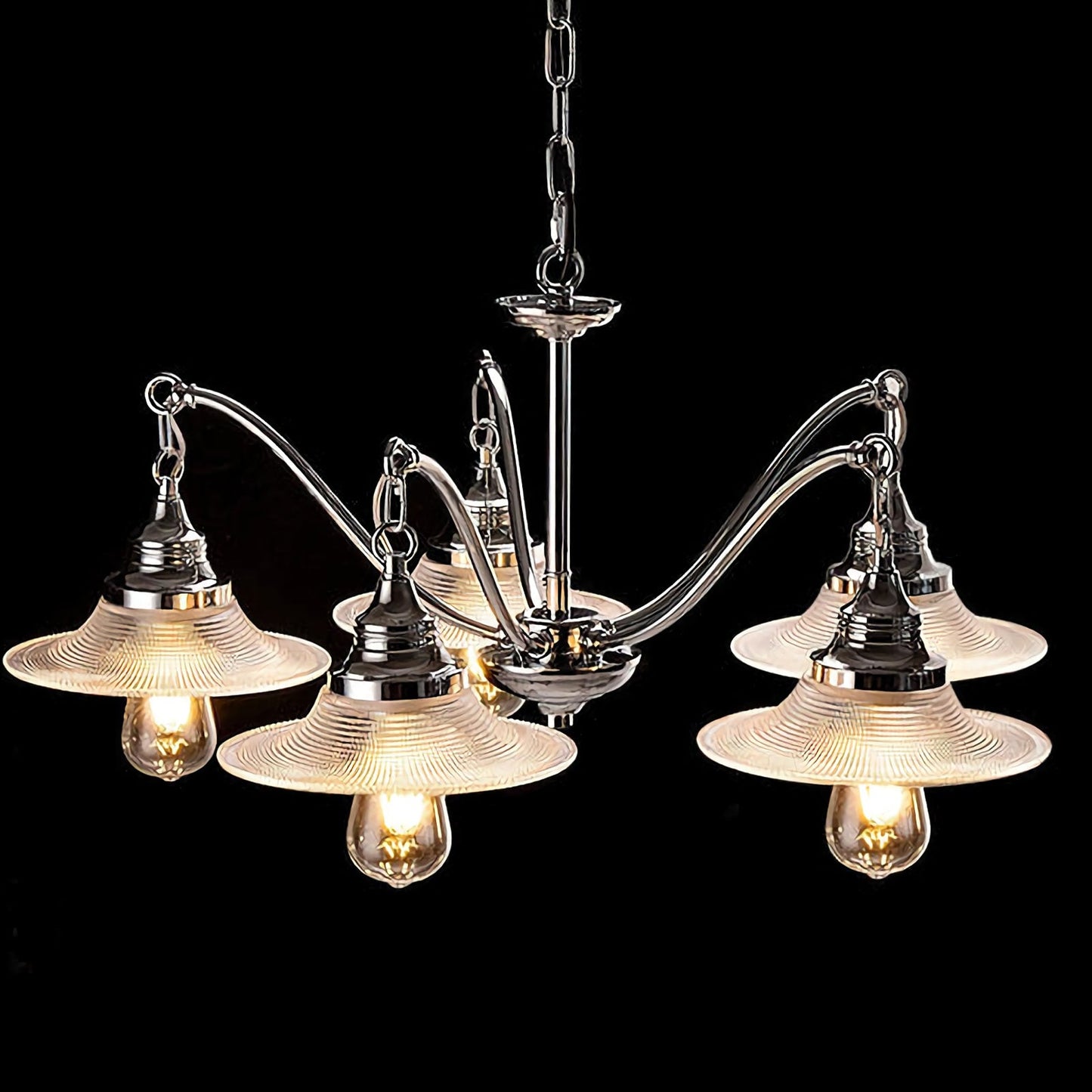 Farmhouse Glass Chandelier - Nuvé