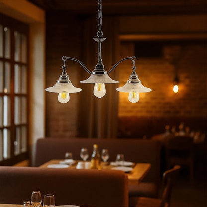 Farmhouse Glass Chandelier - Nuvé
