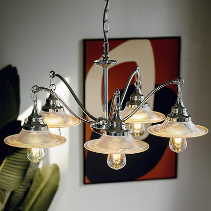 Farmhouse Glass Chandelier - Nuvé
