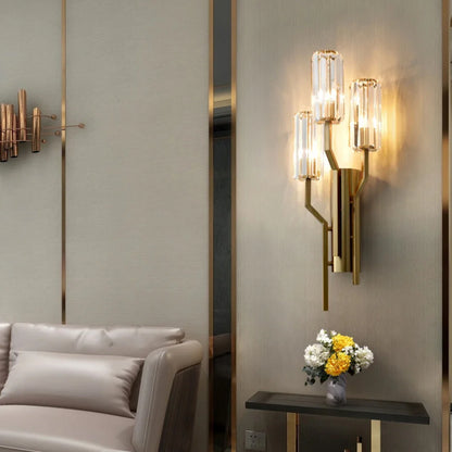 Irlin Trio Crystal Wall Lamp - Nuvé