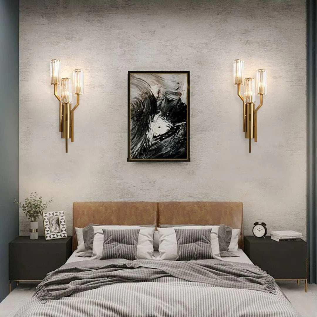 Irlin Trio Crystal Wall Lamp - Nuvé