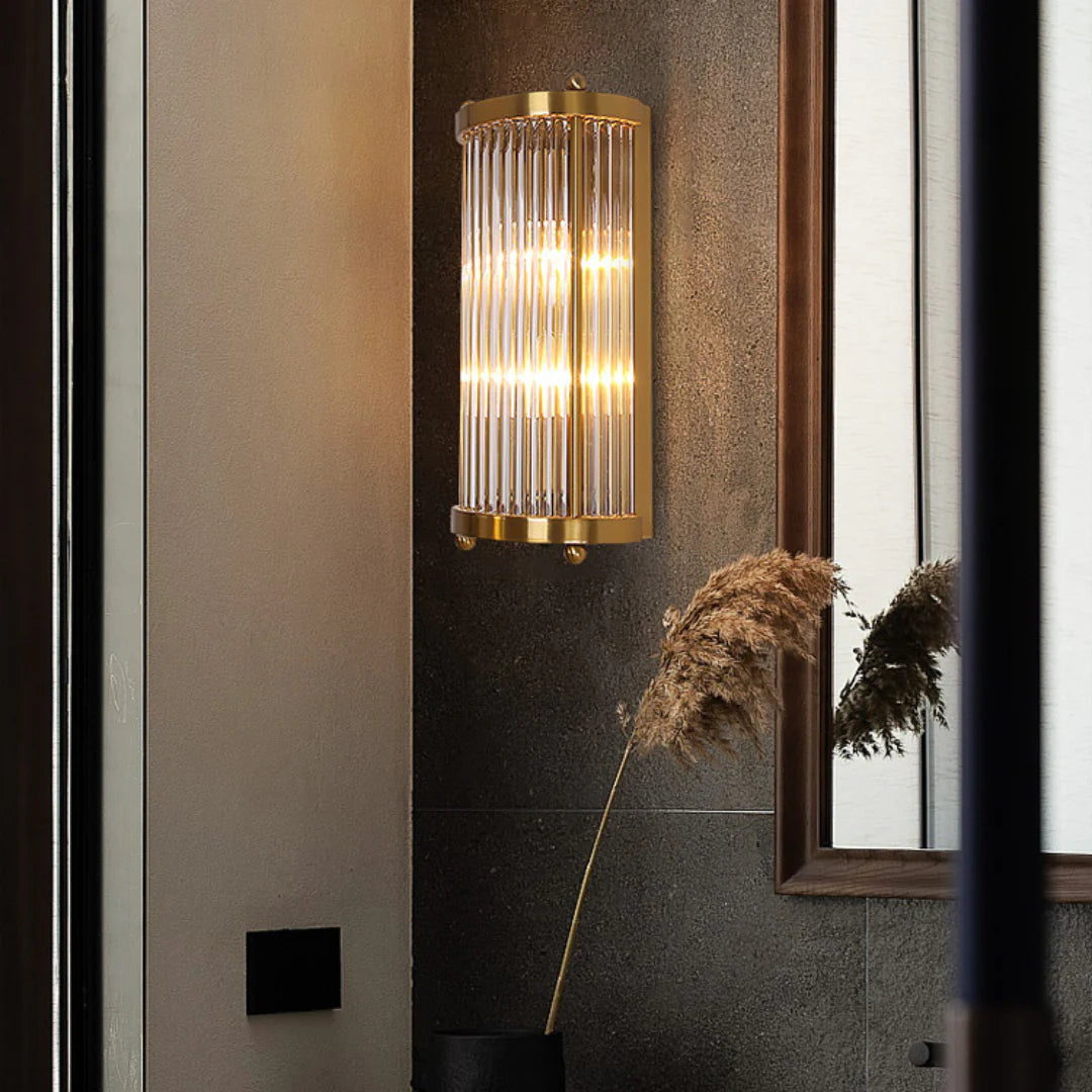 Korewolamp Jadssox crystal column wall light with elegant glass design and modern wall lamp style for stylish illumination