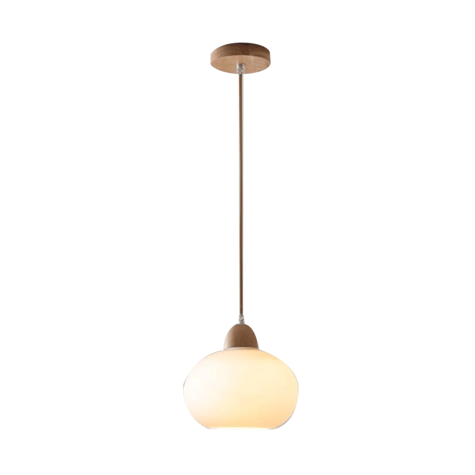 Traditional Japanese Glass Pendant Light - Nuvé