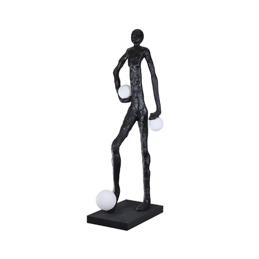 Kicking Ball Sculpture Character Floor Lamp - Nuvé