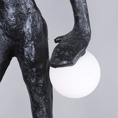 Kicking Ball Sculpture Character Floor Lamp - Nuvé