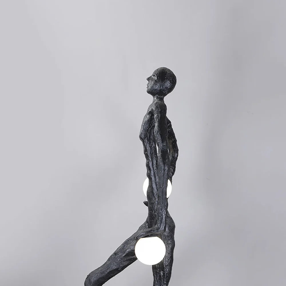 Kicking Ball Sculpture Character Floor Lamp - Nuvé