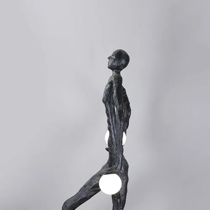 Kicking Ball Sculpture Character Floor Lamp - Nuvé