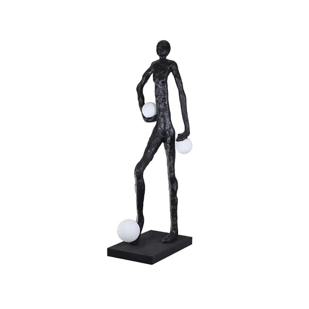 Kicking Ball Sculpture Character Floor Lamp - Nuvé