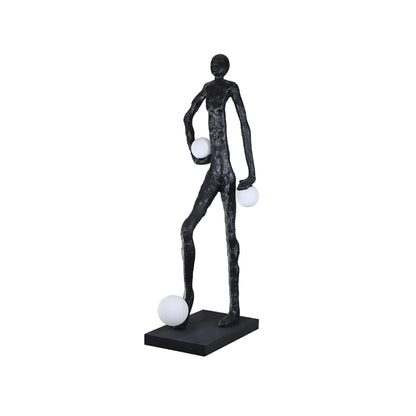 Kicking Ball Sculpture Character Floor Lamp - Nuvé