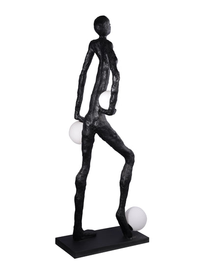 Kicking Ball Sculpture Character Floor Lamp - Nuvé