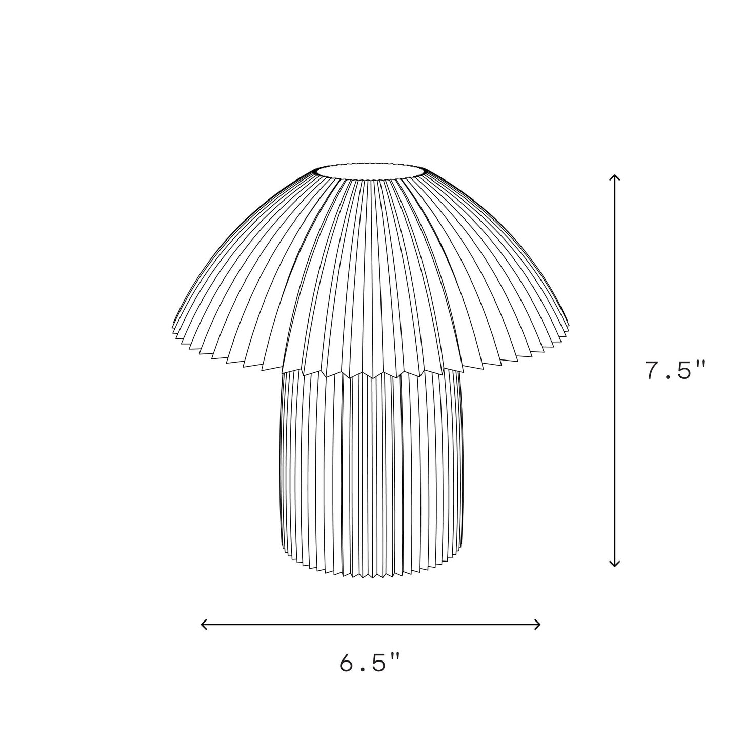 Cordless Kinoko Lamp - Nuvé