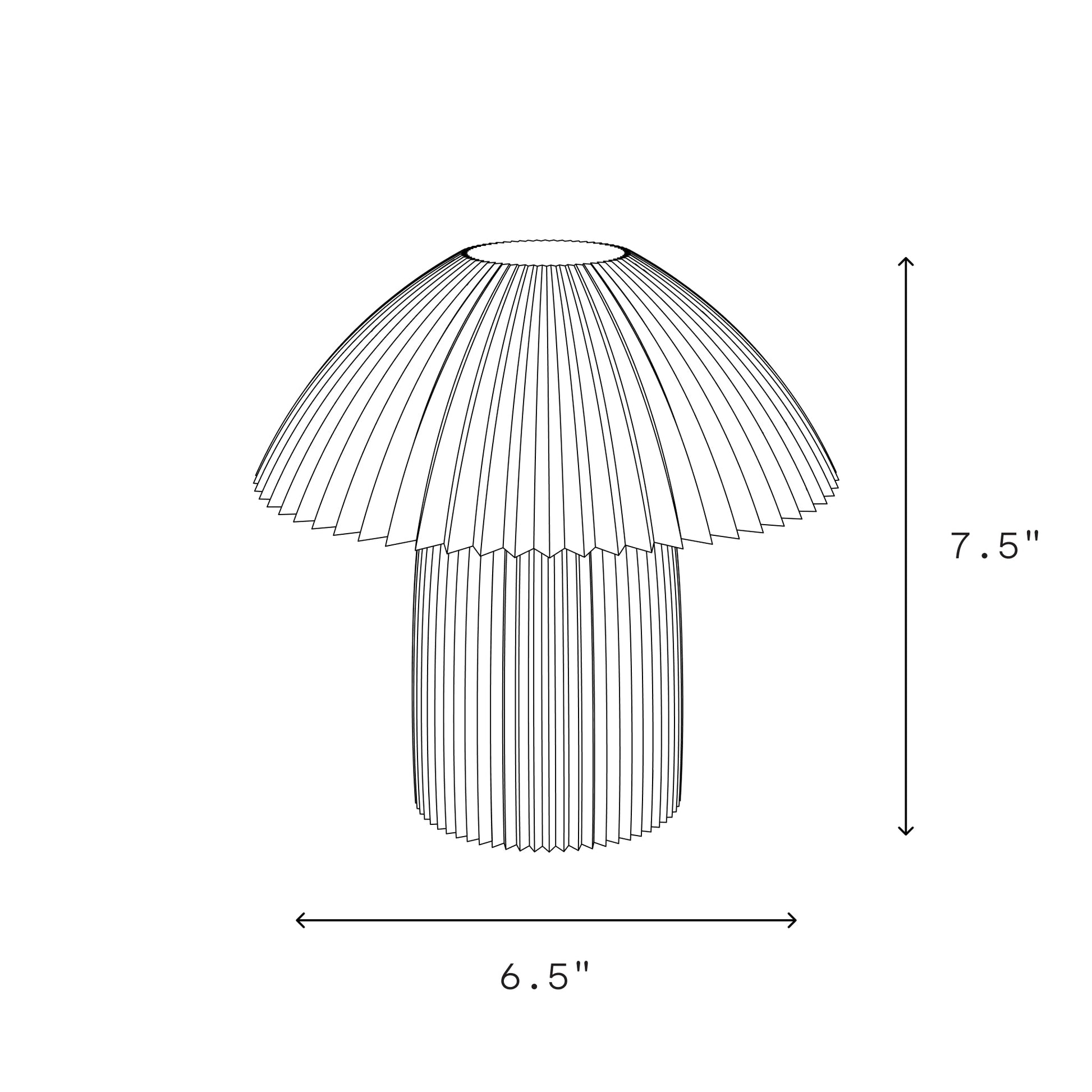 Cordless Kinoko Lamp - Nuvé