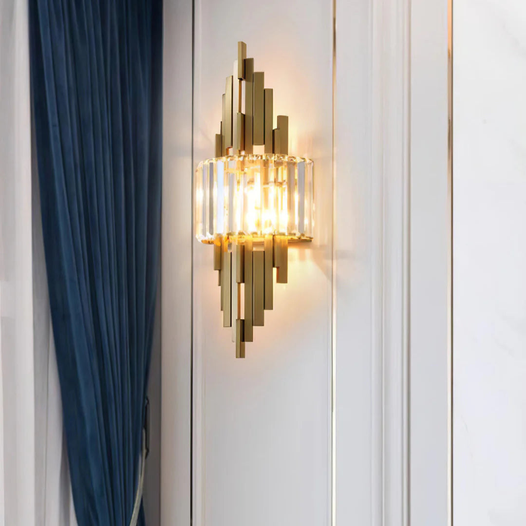 Kubica Crystal Modern Wall Lamp - Nuvé