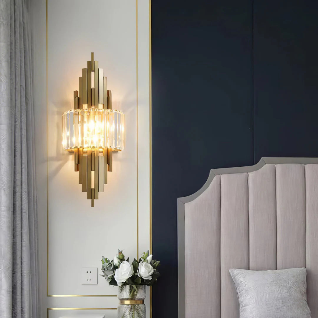 Kubica Crystal Modern Wall Lamp - Nuvé