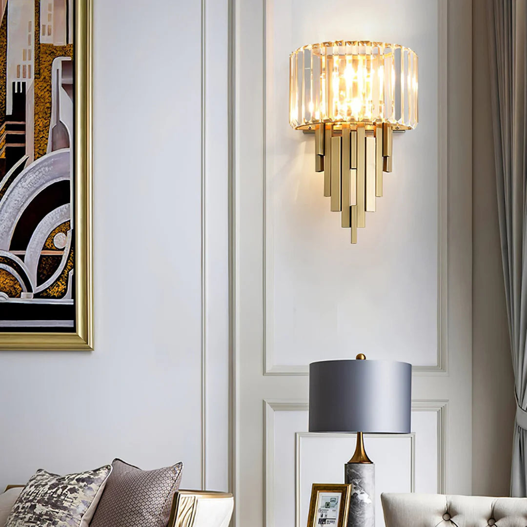 Kubica Crystal Modern Wall Lamp - Nuvé