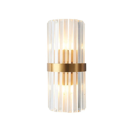 Laylq Cylinder Crystal Wall Light - Nuvé