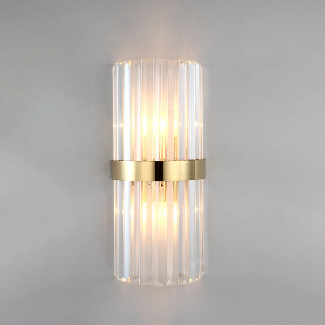 Laylq Cylinder Crystal Wall Light - Nuvé