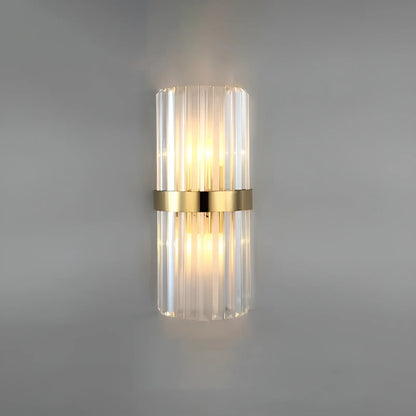 Laylq Cylinder Crystal Wall Light - Nuvé