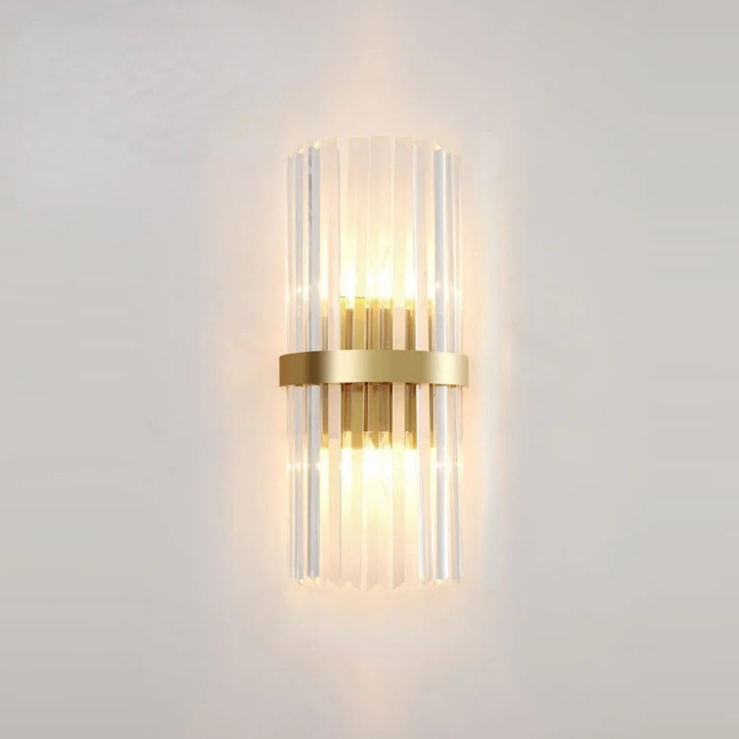 Laylq Cylinder Crystal Wall Light - Nuvé