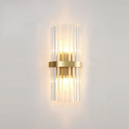 Laylq Cylinder Crystal Wall Light - Nuvé