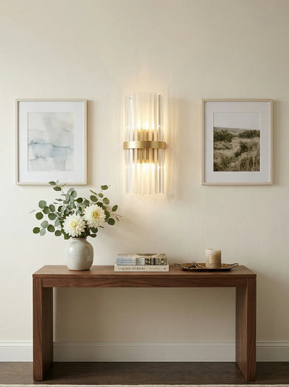 Laylq Cylinder Crystal Wall Light