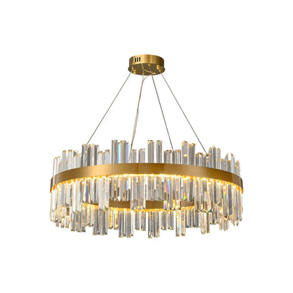 Modern Luxury Round Crystal Chandelier - Nuvé