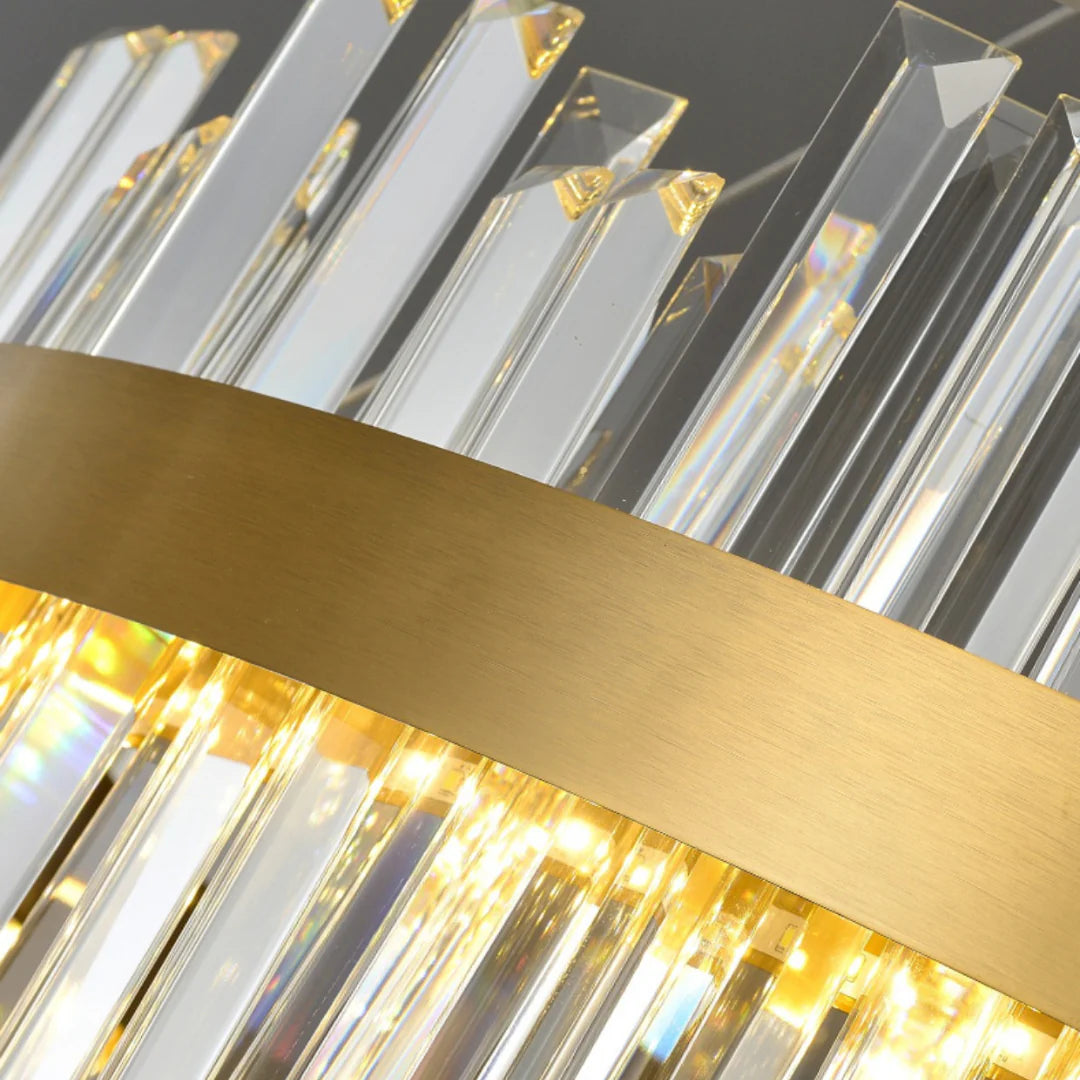 Modern Luxury Round Crystal Chandelier - Nuvé