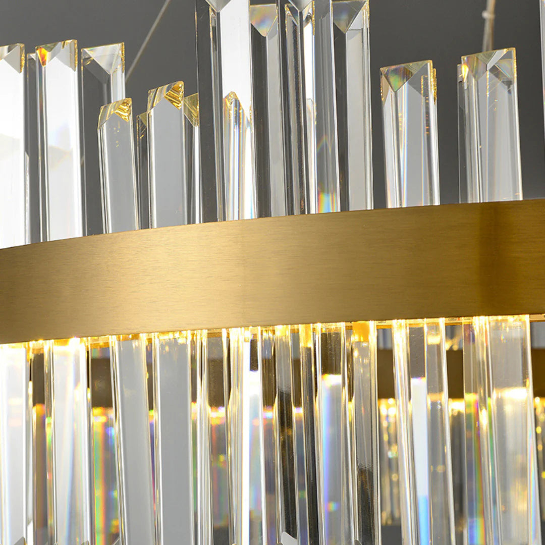 Modern Luxury Round Crystal Chandelier - Nuvé