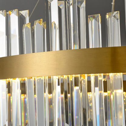Modern Luxury Round Crystal Chandelier - Nuvé