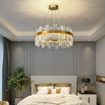 Modern Luxury Round Crystal Chandelier - Nuvé