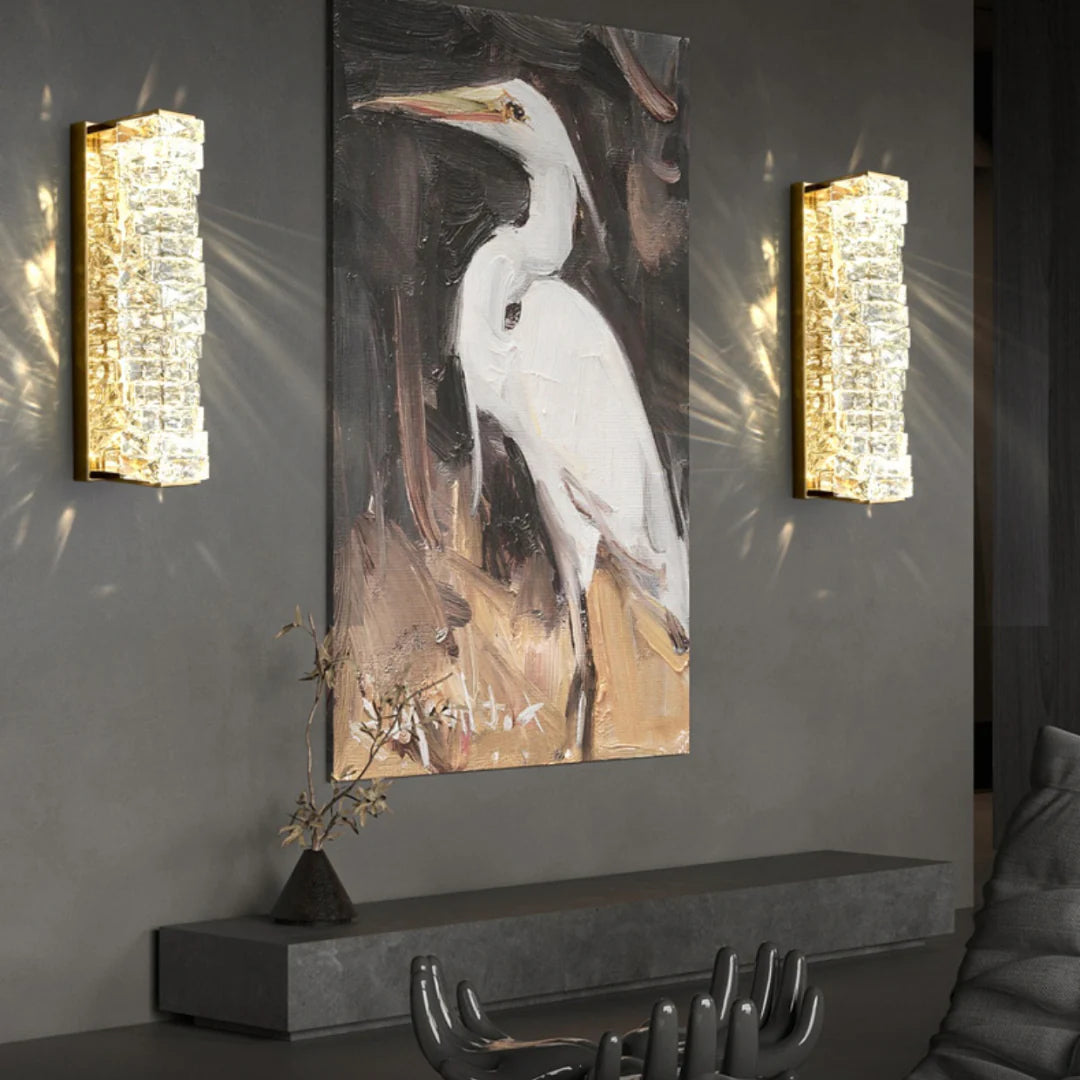 Crystal Laminated Wall Light - Nuvé
