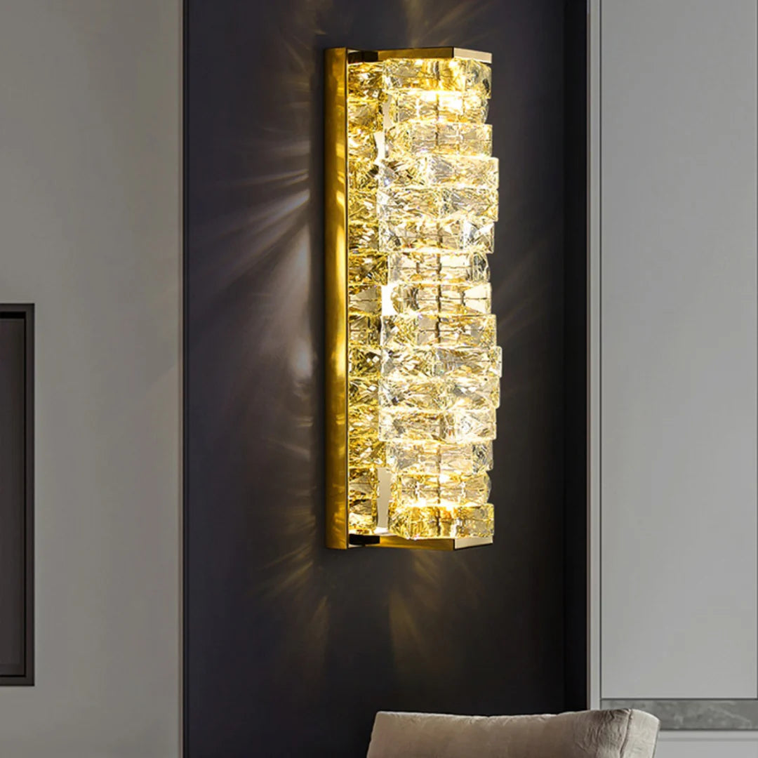 Crystal Laminated Wall Light - Nuvé