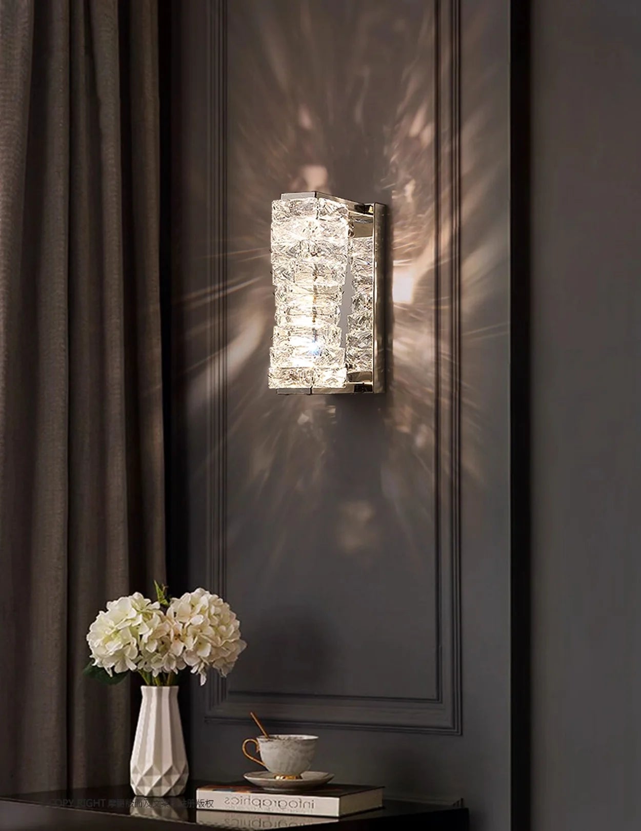 Crystal Laminated Wall Light - Nuvé