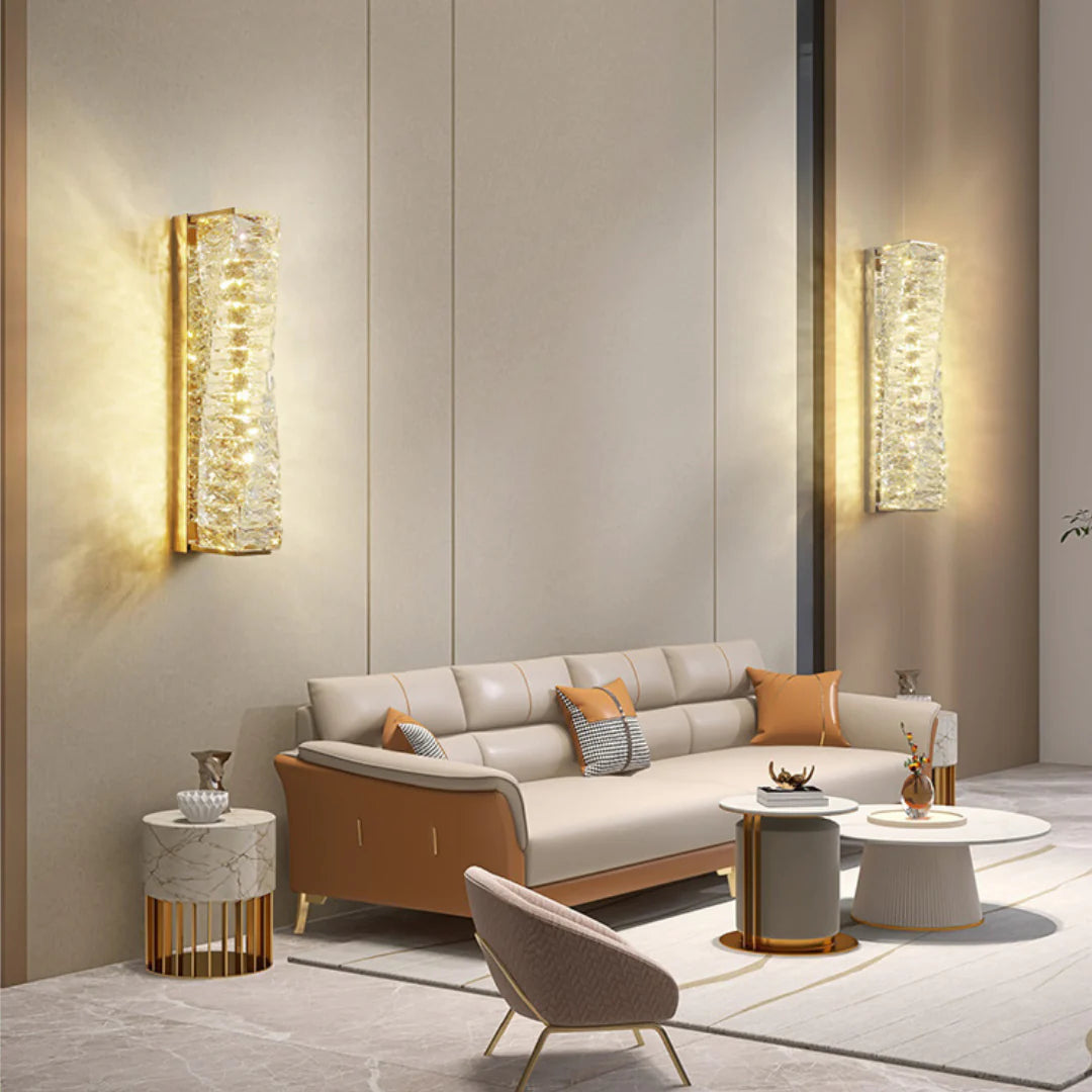 Crystal Laminated Wall Light - Nuvé