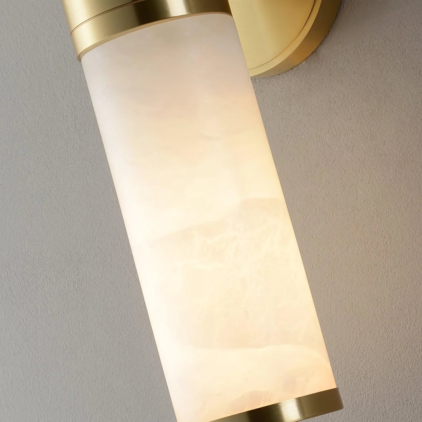 Alabaster Lampatron Cylindrical Wall Lamp - Nuvé